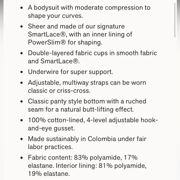 🆕Leonisa Lace Contour Shaping Lace Bodysuit with Underwire Fabric Cups Size S - Picture 12 of 14